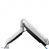 Neomounts NM-D750DWHITE Monitor arm 10-32 inch - gas spring, Clamp/Grommet, 9 kg, 25.4 cm (10 inch), 81.3 cm (32 inch), 100 x 100 mm, White