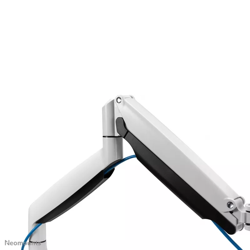 Neomounts NM-D750DWHITE Monitor arm 10-32 inch - gas spring, Clamp/Grommet, 9 kg, 25.4 cm (10 inch), 81.3 cm (32 inch), 100 x 100 mm, White