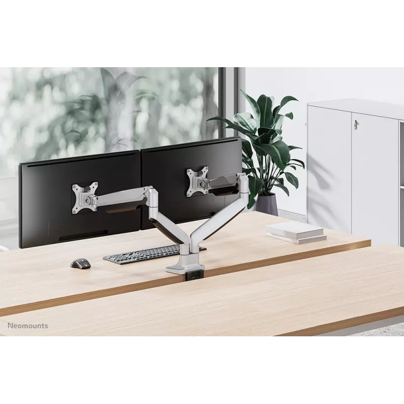 Neomounts NM-D750DSILVER Monitor arm 10-32 inch - gas spring