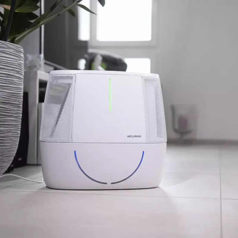 Floor-standing air washer humidifier Stylies ANTARES — 6 L tank, 10 W, 1.42 kg, white
