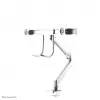 Neomounts NM-D775DXWHITE Monitor arm 10-32 inch - gas spring - Topfix - 180°-stop