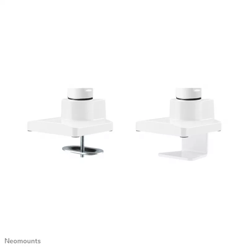 Neomounts NM-D775DXWHITE Monitor arm 10-32 inch - gas spring - Topfix - 180°-stop