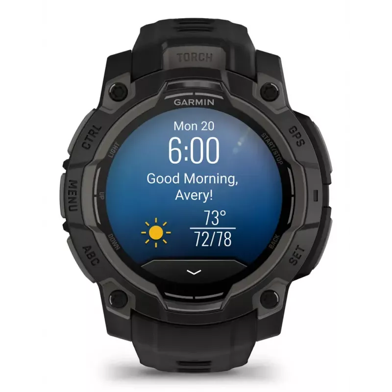 Smartwatch Garmin Instinct 3 AMOLED Black