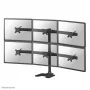 Neomounts FPMA-D700DD6 Monitor stand 10-27 inch, Freestanding/Grommet, 8 kg, 25.4 cm (10 inch), 68.6 cm (27 inch), 100 x 100 mm, Black