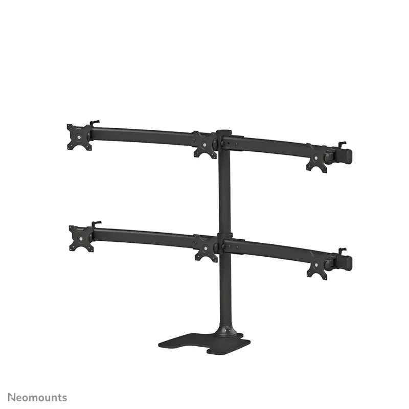 Neomounts FPMA-D700DD6 Monitor stand 10-27 inch, Freestanding/Grommet, 8 kg, 25.4 cm (10 inch), 68.6 cm (27 inch), 100 x 100 mm, Black