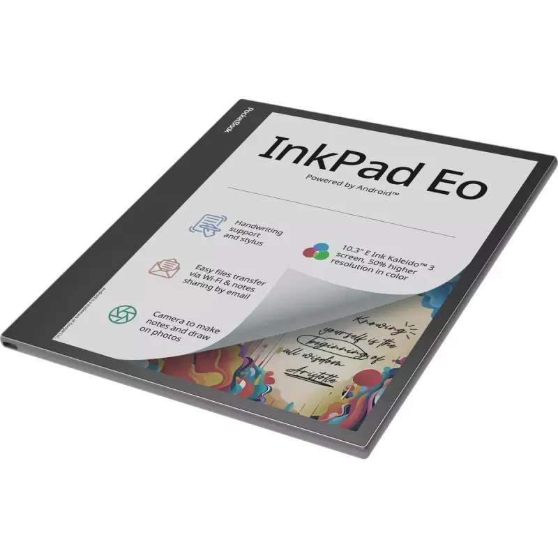 E-book reader PocketBook InkPad Eo 10.3 inch 64GB Wi‑Fi — 10.3 inch E Ink Kaleido, touchscreen, MicroSD