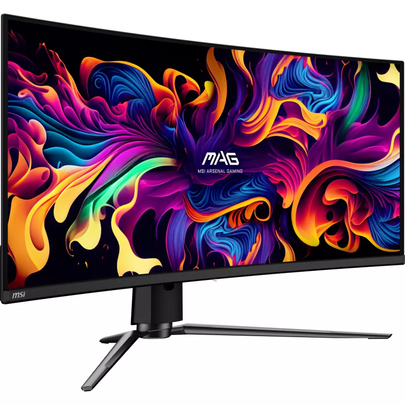 Monitor MSI MAG 341CQP QD-OLED 34 inch UltraWide QHD 3440×1440, 21:9, 0.03 ms, USB hub, VESA, height adjustable