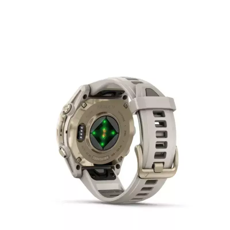 Smartwatch GARMIN fenix 8 Gold — 43 mm, AMOLED 1.3 inch, Sapphire, 10 ATM, GPS/GLONASS/BeiDou/Galileo, 32 GB, 10-day battery