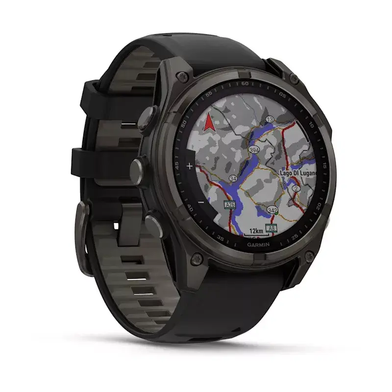 Sport smartwatch GARMIN fenix 8 Black — 51 mm case, Sapphire lens, Solar, GPS, 32 GB, 10 ATM, 1.3 inch display