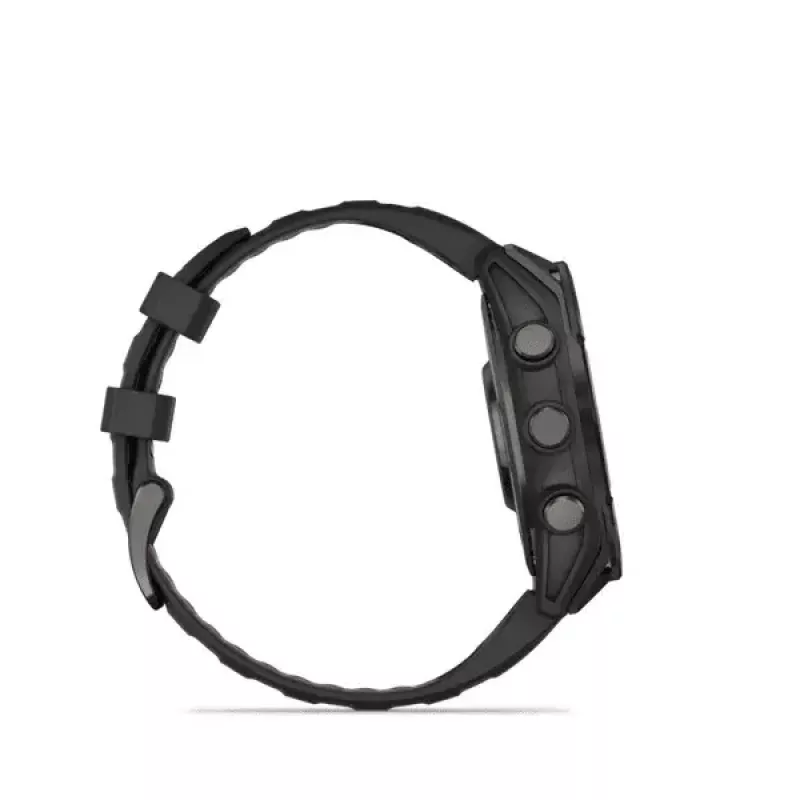 Sport smartwatch GARMIN fenix 8 Black, 47 mm case, AMOLED 1.4 inch, Sapphire lens, GPS/GLONASS/Galileo, 16-day battery