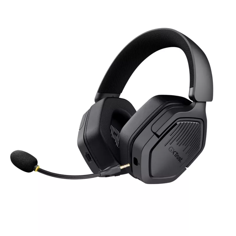 Headset TRUST GXT 493PS Carus — Wired & Wireless (Bluetooth), Circumaural, Head-band, 20–20000 Hz, 1.2 m, Black