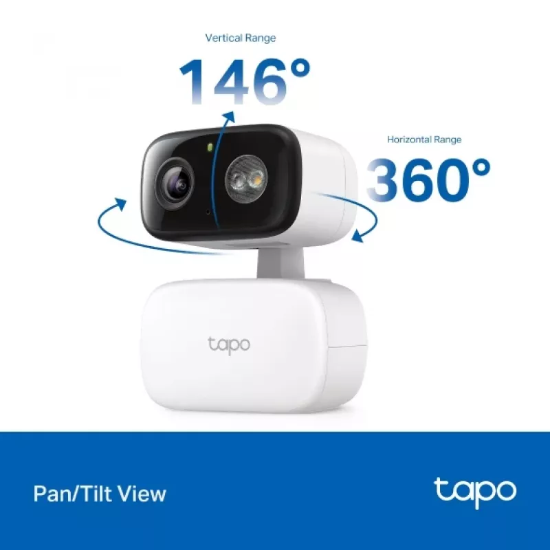 Surveillance camera TP-LINK Tapo C206 – indoor/outdoor 1080p HD, pan & tilt, night vision, two-way audio