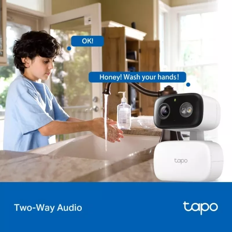 Surveillance camera TP-LINK Tapo C206 – indoor/outdoor 1080p HD, pan & tilt, night vision, two-way audio