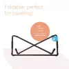 R-Go Tools Laptop stand R-Go Steel Travel, ergonomic and foldable, suitable for 10-22 inch laptop, black