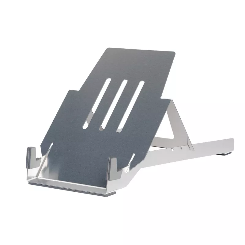 R-Go Tools Laptop holder R-Go Riser Basic, foldable and adjustable laptop riser, aluminum, silver