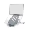 R-Go Tools Laptop holder R-Go Riser Basic, foldable and adjustable laptop riser, aluminum, silver