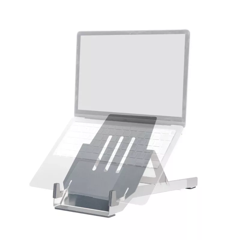 R-Go Tools Laptop holder R-Go Riser Basic, foldable and adjustable laptop riser, aluminum, silver