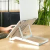 R-Go Tools Laptop holder R-Go Riser Basic, foldable and adjustable laptop riser, aluminum, silver