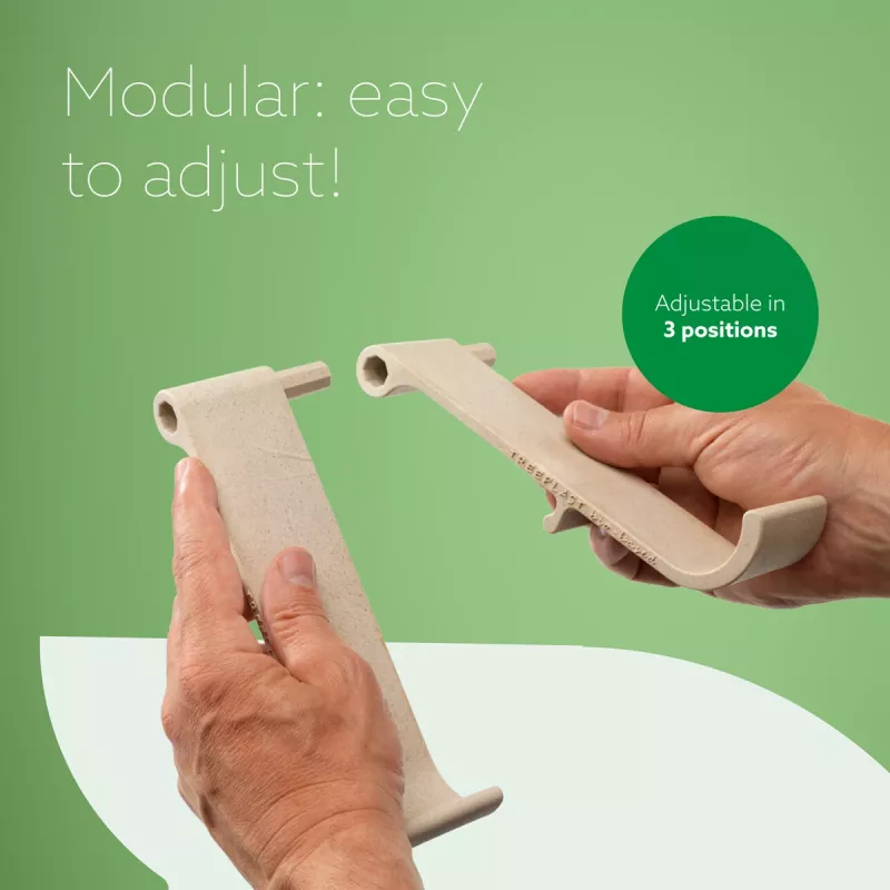 R-Go Tools Laptop and tablet stand R-Go Treepod, ergonomic and modular, adjustable, biobased