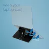 R-Go Tools Laptop stand R-Go Riser Attachable, adjustable, integrated with your laptop, aluminum, black