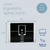 R-Go Tools Laptop stand R-Go Riser Attachable, adjustable, integrated with your laptop, aluminum, black