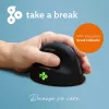 R-Go Tools Ergonomic mouse R-Go HE Break with break software, medium (hand size 165-185 mm), left-handed, Bluetooth, black