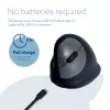 R-Go Tools Ergonomic mouse R-Go HE Break with break software, medium (hand size 165-185 mm), left-handed, Bluetooth, black