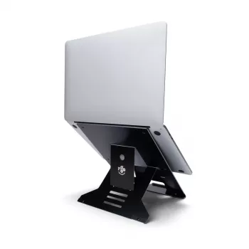 R-Go Tools Laptop stand R-Go Riser Document, ergonomic, foldable and adjustable stand with document holder, black