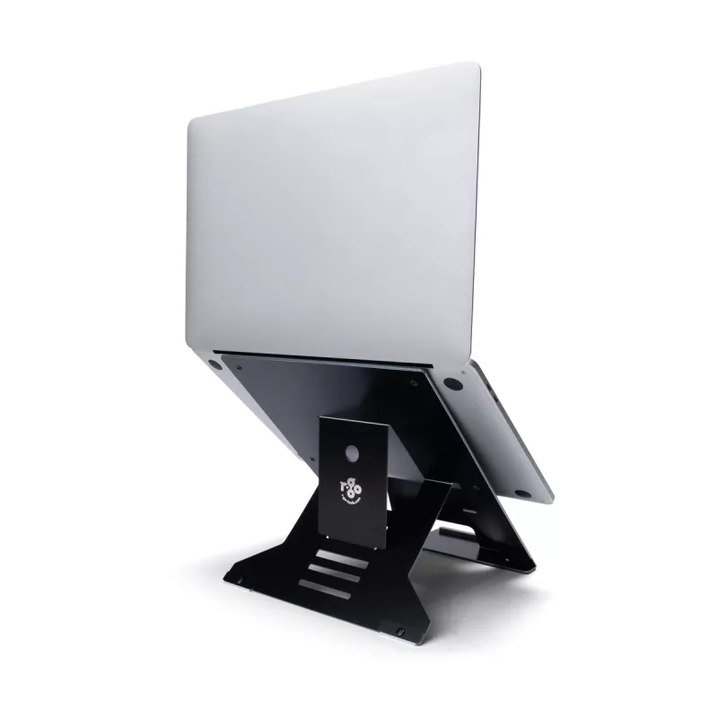 R-Go Tools Laptop stand R-Go Riser Document, ergonomic, foldable and adjustable stand with document holder, black