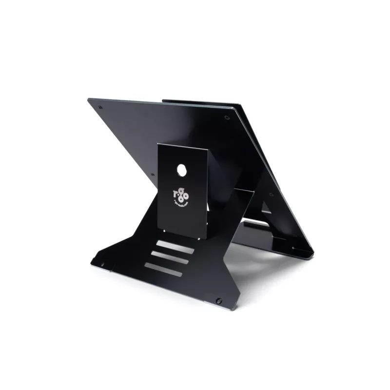 R-Go Tools Laptop stand R-Go Riser Document, ergonomic, foldable and adjustable stand with document holder, black