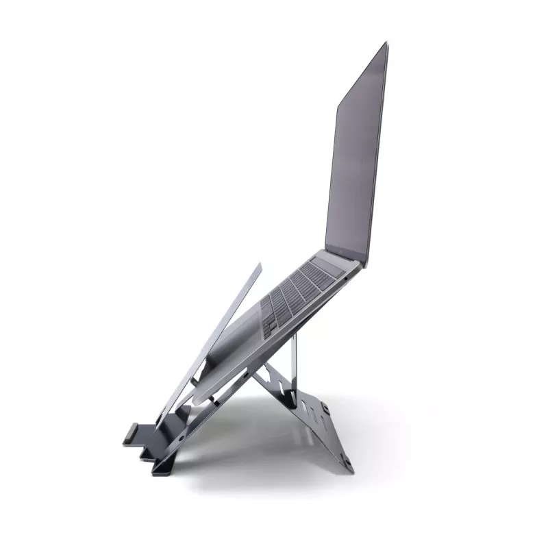 R-Go Tools Laptop stand R-Go Riser Document, ergonomic, foldable and adjustable stand with document holder, black
