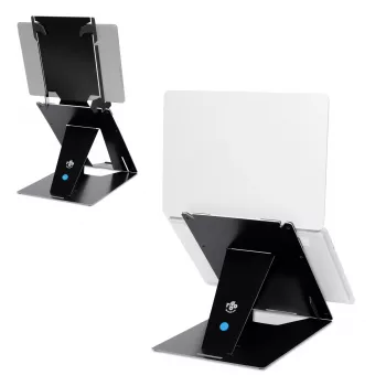 R-Go Tools Tablet and laptop stand R-Go Riser Duo, suitable for 10-22 inch screen, black