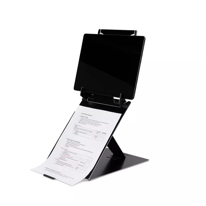 R-Go Tools Tablet and laptop stand R-Go Riser Duo, suitable for 10-22 inch screen, black