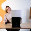 R-Go Tools Tablet and laptop stand R-Go Riser Duo, suitable for 10-22 inch screen, black