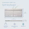 R-Go Tools Split Break RGOSBUKWLWH Wireless Keyboard, UK layout, White