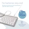 R-Go Tools Split Break RGOSBUKWLWH Wireless Keyboard, UK layout, White