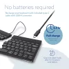 R-Go Tools Compact Break RGOSBUKWLBL Wireless Keyboard, UK layout, Black