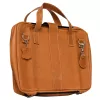 R-Go Tools Laptop bag R-Go Viva, full-grain leather, with integrated laptop stand, shoulder strap, 15.6-inch, brown