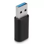 Lindy USB 3.2 Type A to C adapter, USB 3.2 Type A, USB 3.2 Type C, Black