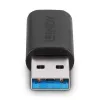 Lindy USB 3.2 Type A to C adapter, USB 3.2 Type A, USB 3.2 Type C, Black