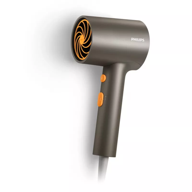 Hair dryer Philips 3000 series BHD321/00 — 1600 W, 2 heat levels, 2 speeds, ionic, 350 g, grey