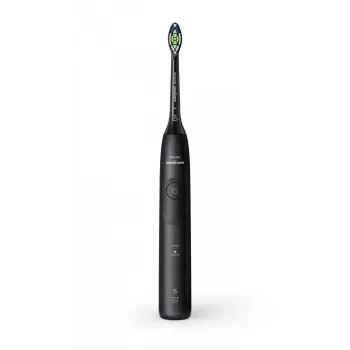 Sonic toothbrush Philips 5500 HX7111/01 — 62,000 mov/min, 2 modes, pressure sensor, rechargeable, black