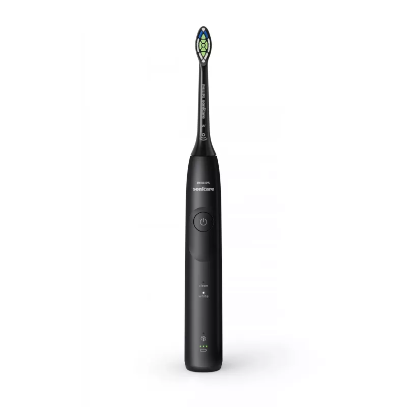 Sonic toothbrush Philips 5500 HX7111/01 — 62,000 mov/min, 2 modes, pressure sensor, rechargeable, black