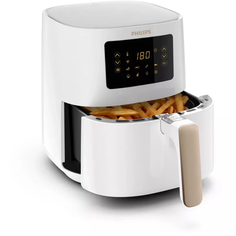 Philips 5000 series HD9255/30 fryer Single 4.1 L Stand-alone 1400 W Hot air fryer Gold, White