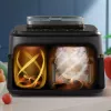 Hot air fryer Philips 5000 series NA551/00 — 9 L capacity, 2300 W, touch control, LED display, black/silver