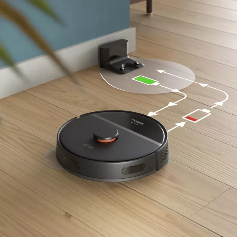 Philips 3000 Series HomeRun Aqua XU3000/01 Robot Vacuum with Mopping Function