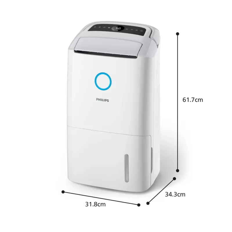 Philips 5000 series DE5305/11 dehumidifier 4 L 54 dB White
