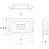 Outdoor LED floodlight OLLO VS121C-20W-RGB 20W 1900lm RGB