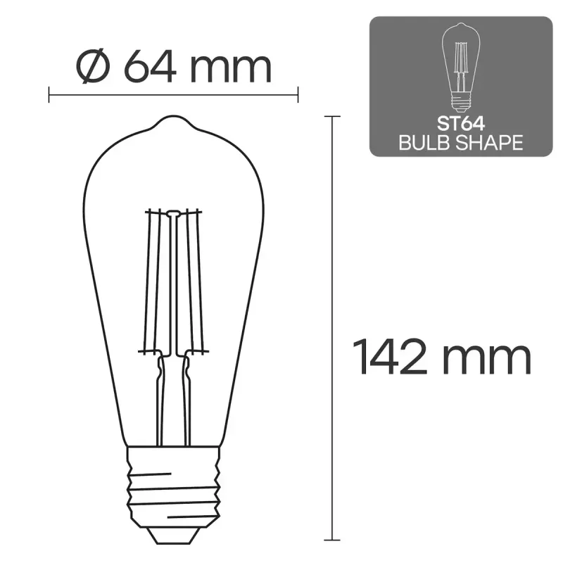 LED bulb VISIONAL VS-B-16 10W — 1100 lm, household lighting