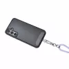 Intenso USB-C Charging Lanyard Phone Necklace Cable 60W Fast Charging Adjustable Length 1.65m Nylon Purple